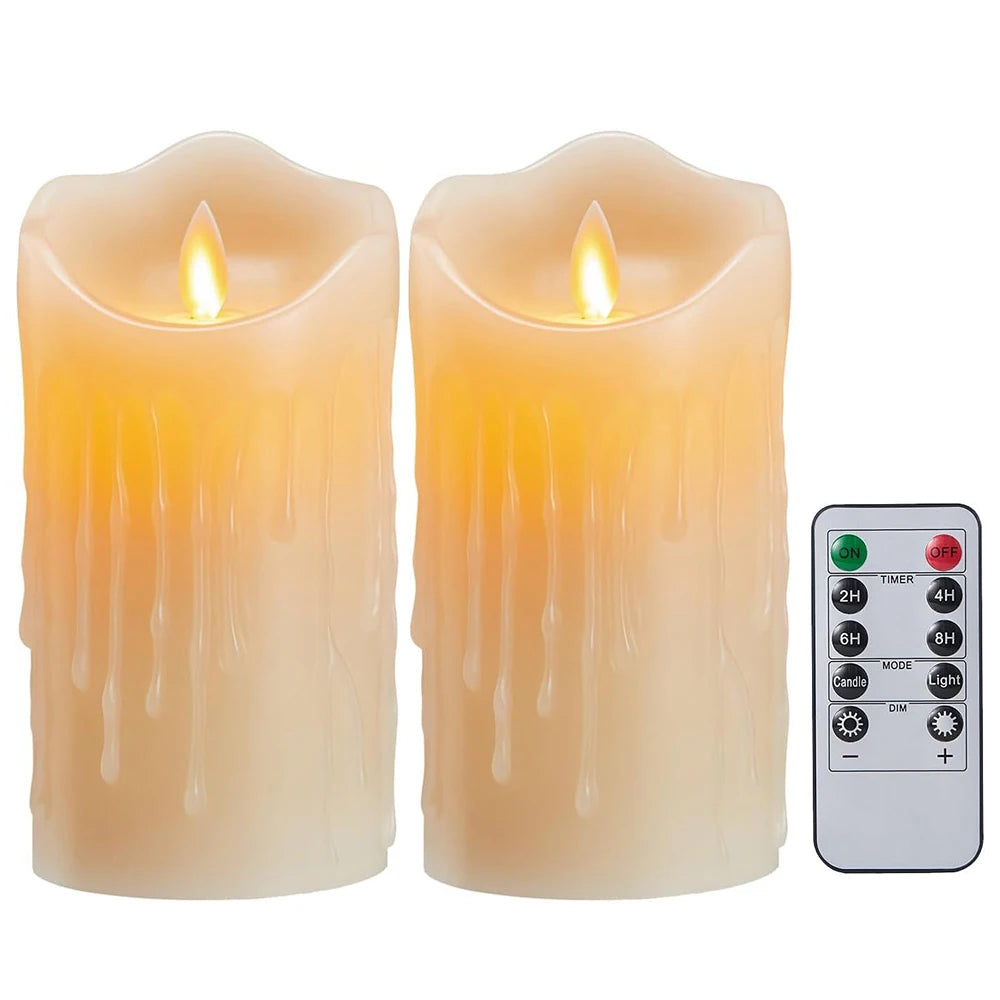 Paraffin candles LED