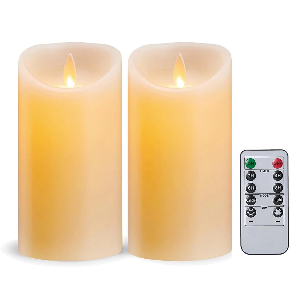 Paraffin candles LED